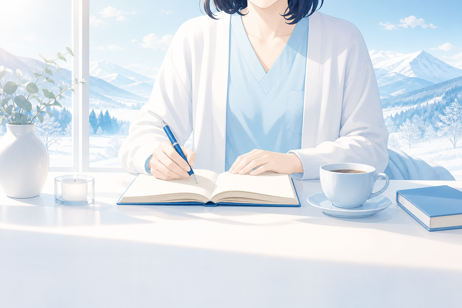 noteで日々を綴るイメージ