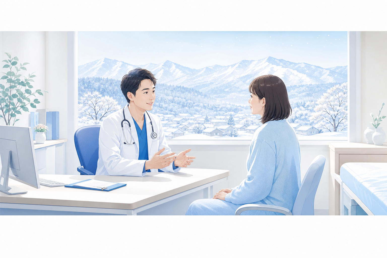 対面診療の診察室イメージ